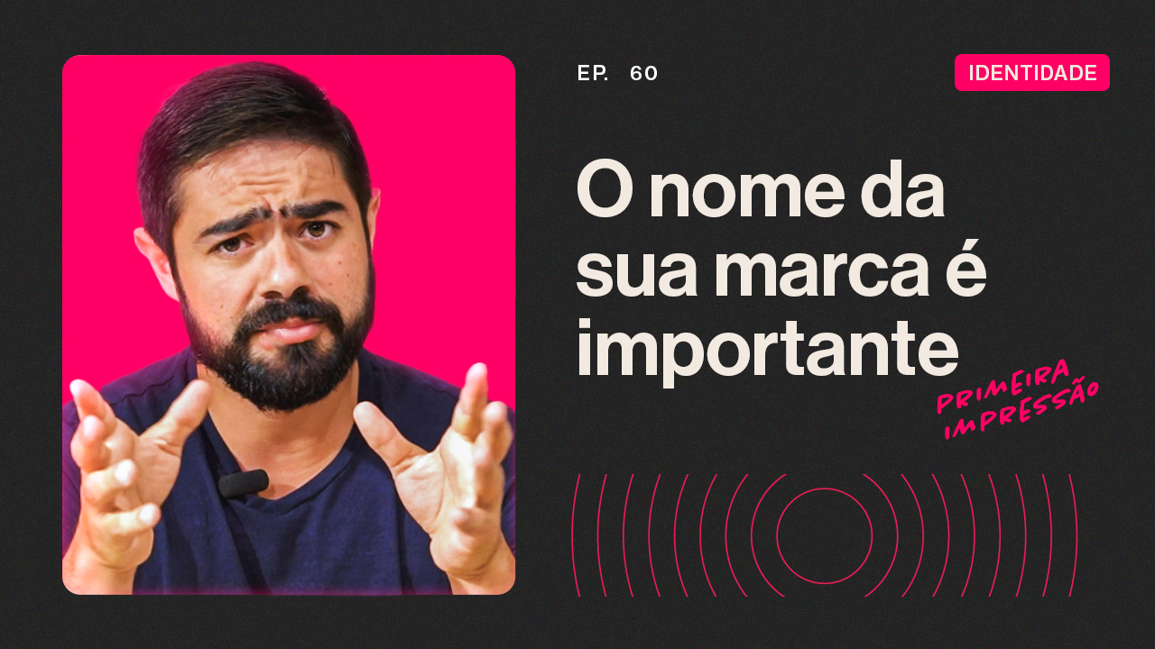 Thumbnaill de um vídeo da Salcio sobre a importância do nome de uma empresa